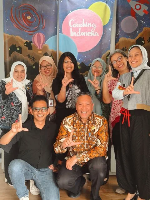 Foto: Jajaran LAN RI dan pengurus Coaching Indonesia.